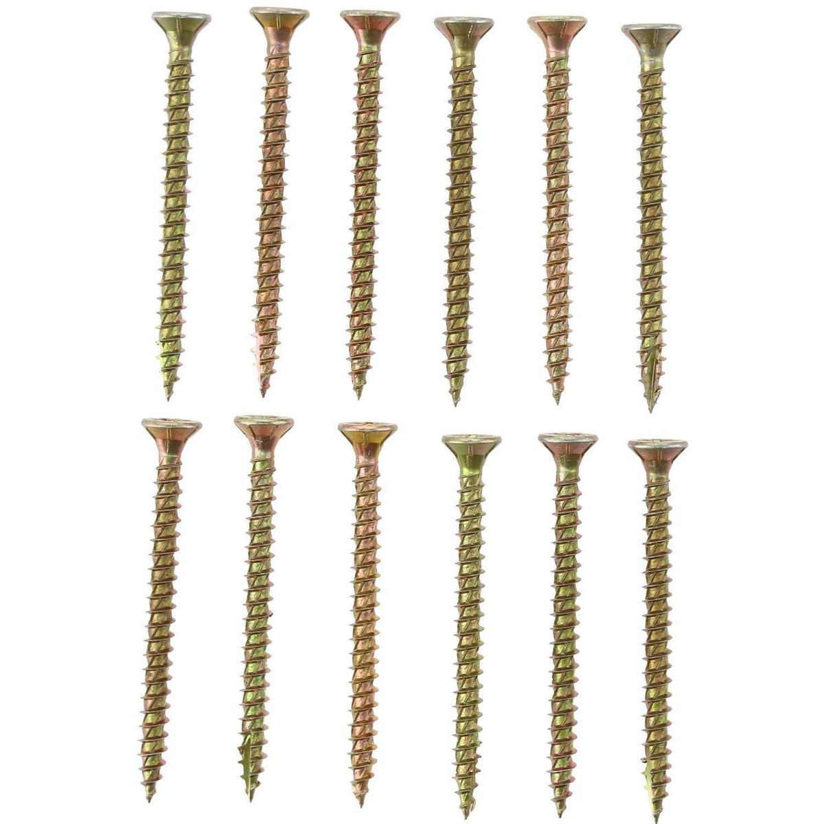 FIXSER - Tornillo para Madera Turbo Screw 8x2" x 12 unid