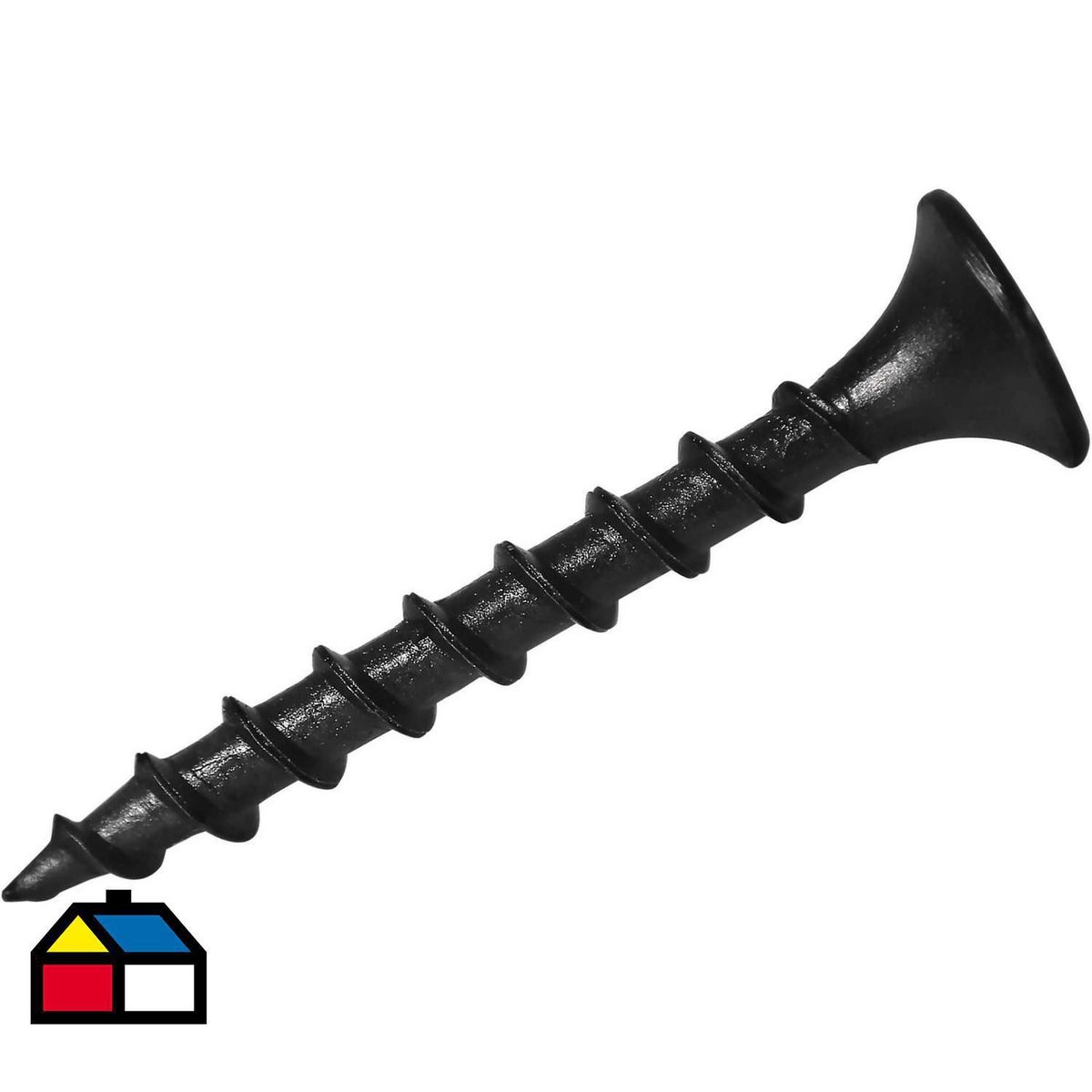 FIXSER - Tornillo Volcanita Punta Fina 6x1" x 10 unid