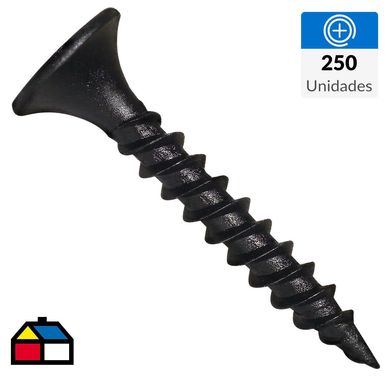 Tornillo Volcanita Punta Fina 6x1