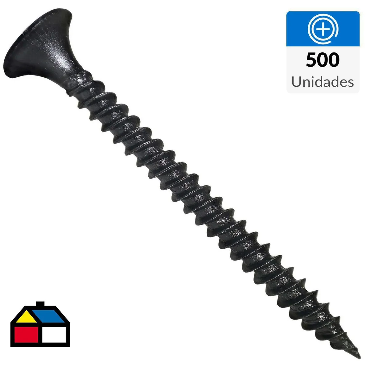 MAMUT - Tornillo Volcanita Punta Fina 6x1 5/8" x 500 unid