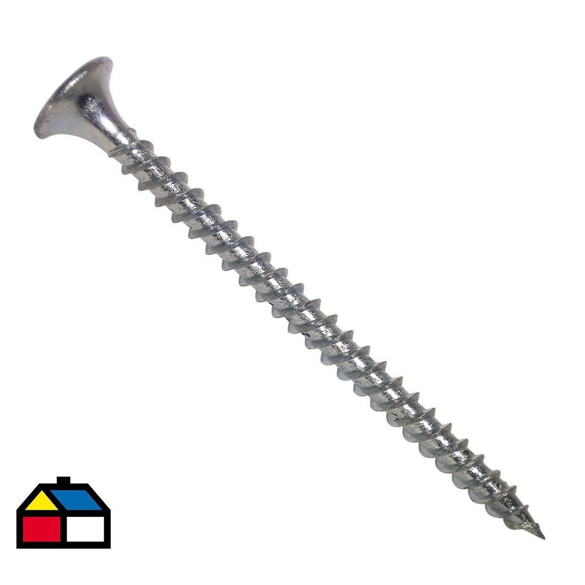 MAMUT - Tornillo Volcanita Punta Fina 6x1 5/8" ZBR x 200 unid