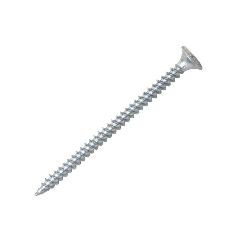 FIXSER - Tornillo Volcanita Punta Fina 6x2 1/4" ZBR x 10 unid