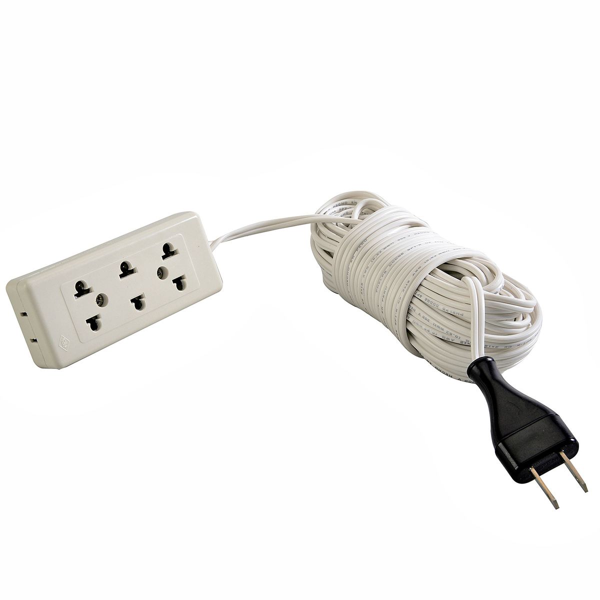 EPEM - Extensión 3 Tomas Universal 10 Metros Blanco