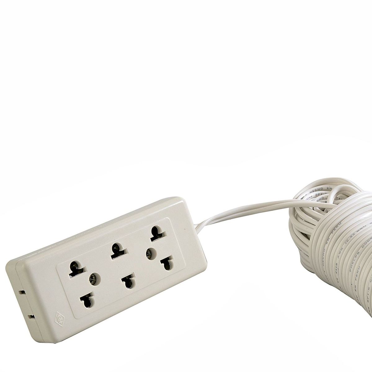 EPEM - Extensión 3 Tomas Universal 10 Metros Blanco