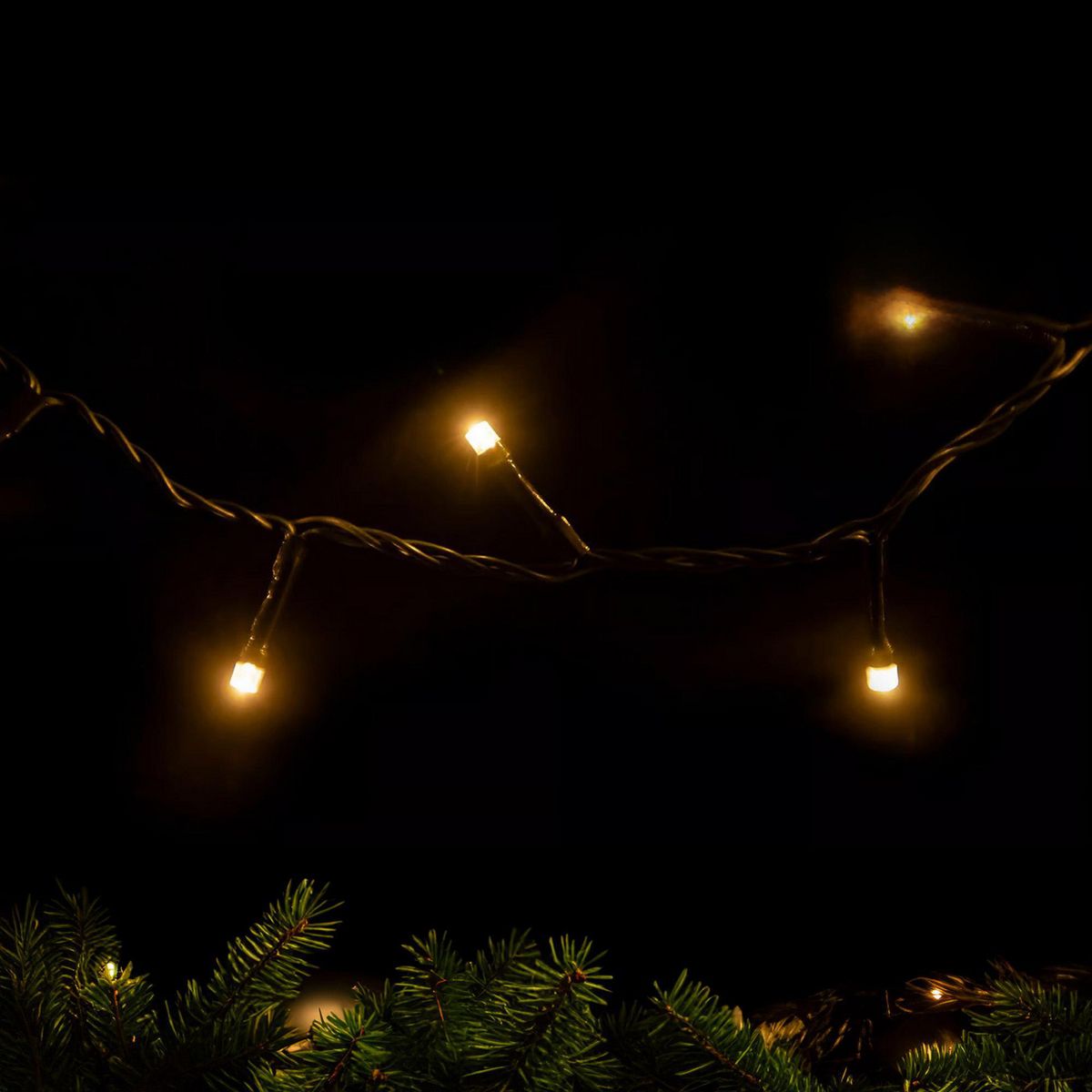 DEAR SANTA - 100 Luces LED Blancas Navidad