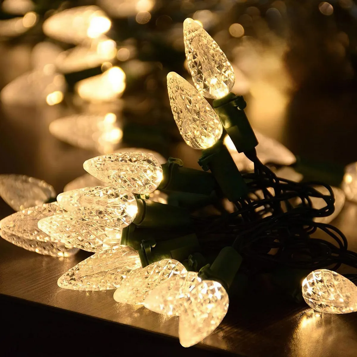 DEAR SANTA - 100 Luces LED Berry Blancas Navidad