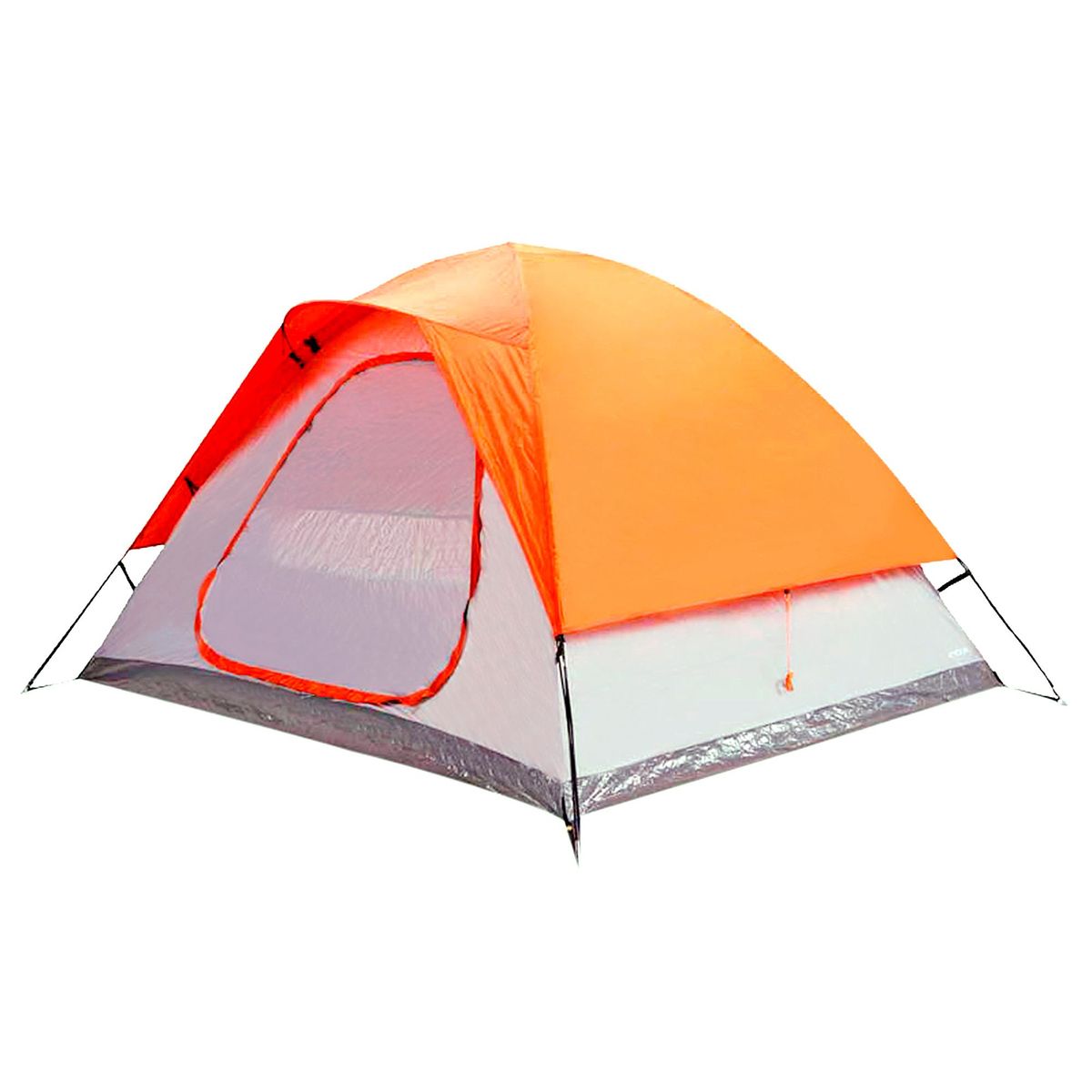 KLIMBER - Carpa 4 Personas Klimber Máncora Naranja/Gris