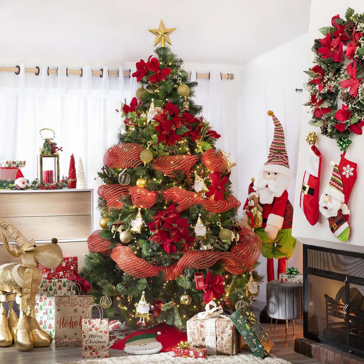 DEAR SANTA - Árbol de Navidad 210cm 1167 Ramas Verde