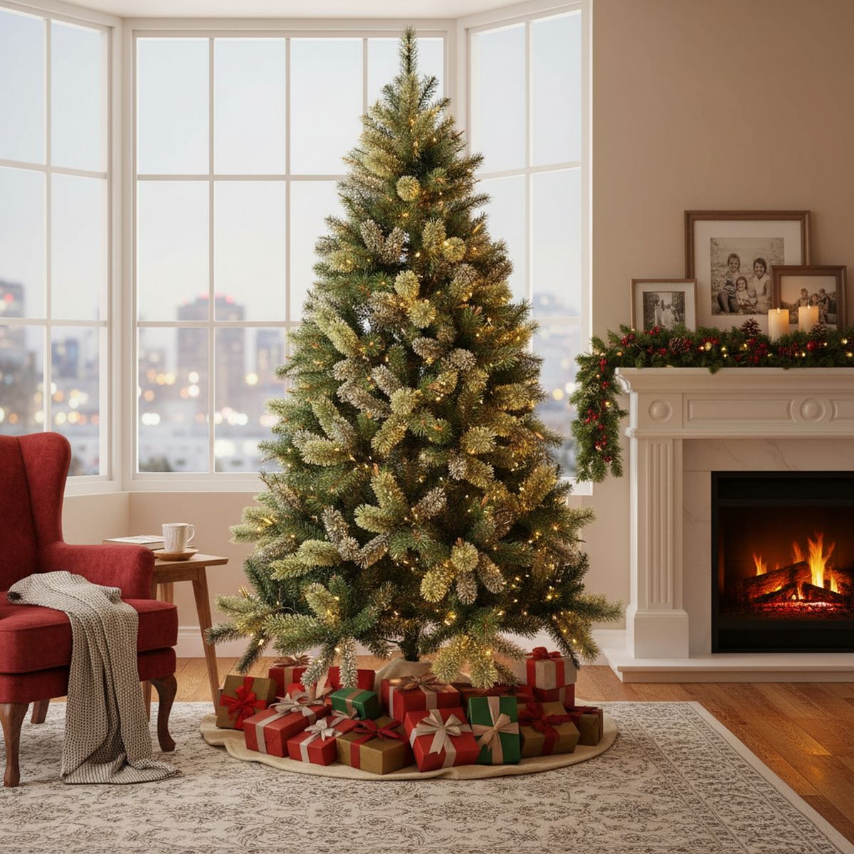 DEAR SANTA - Árbol de Navidad 240cm 1706 Ramas Verde