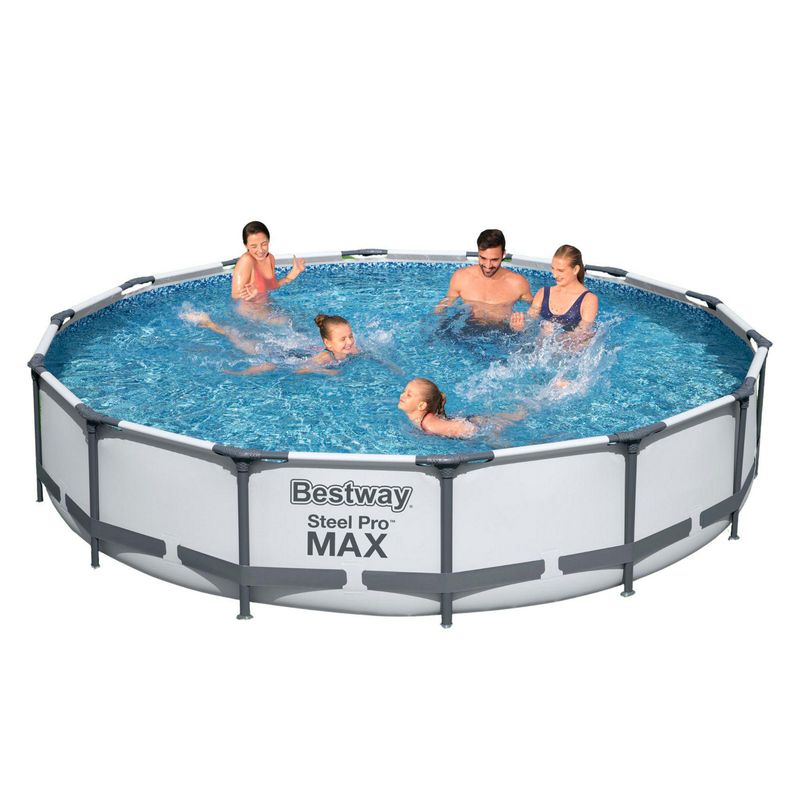 BESTWAY - Piscina Estructural Redonda con Bomba Bestway Steel Pro 427x84cm 10220l