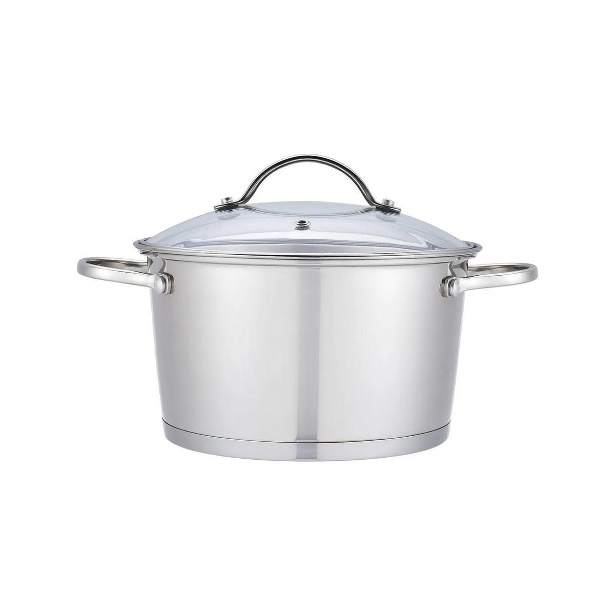 JUST HOME COLLECTION - Olla 16 cm Realwin Acero Transparente