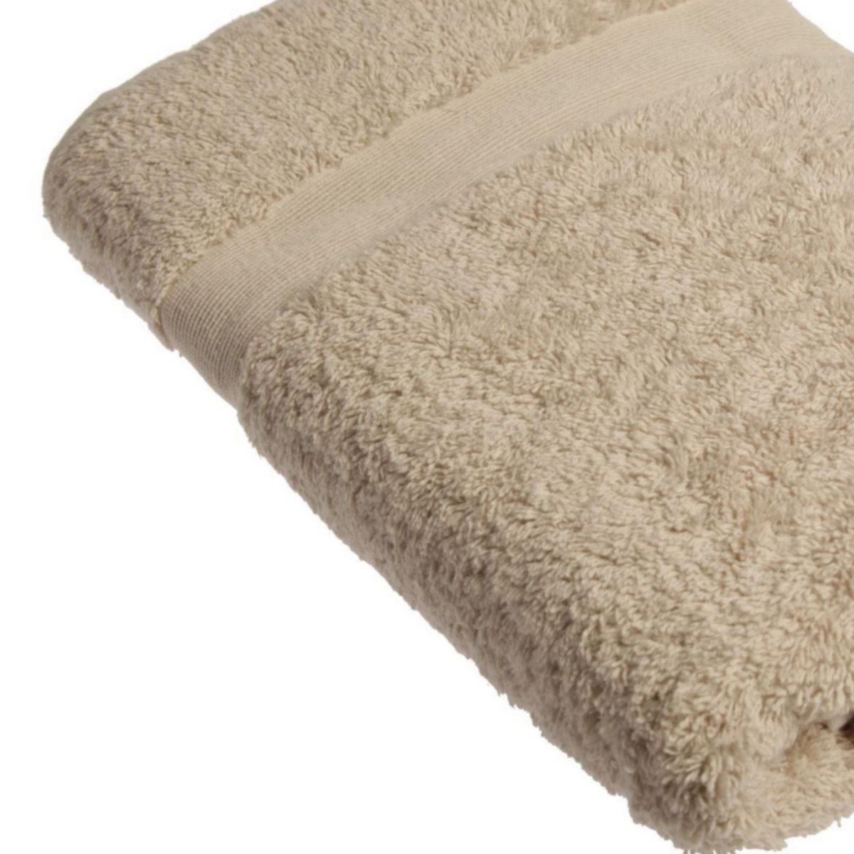 JUST HOME COLLECTION - Toalla de Baño de Algodón 650gr 75x145cm Crema