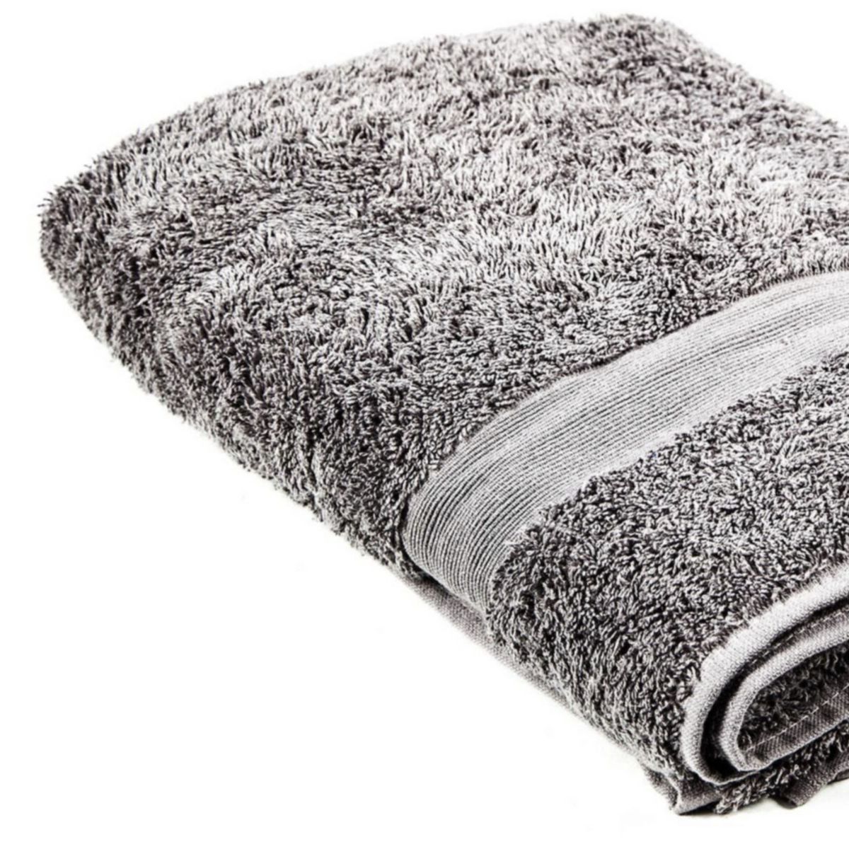 JUST HOME COLLECTION - Toalla de Baño de Algodón Extra 650g 90x180cm Gris