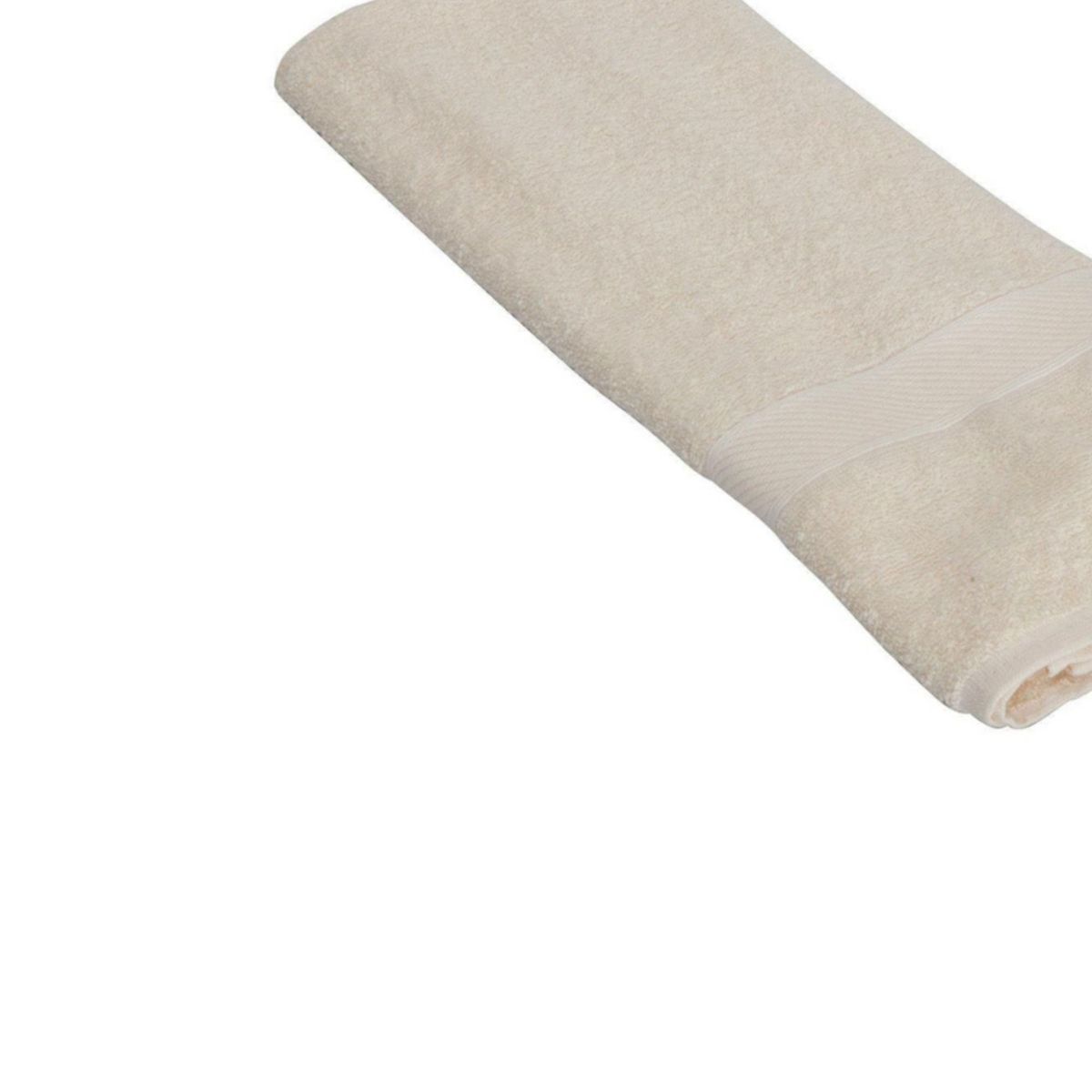 CASA BONITA - Toalla de Baño de Algodón Pelo 400gr 55x100cm Crema