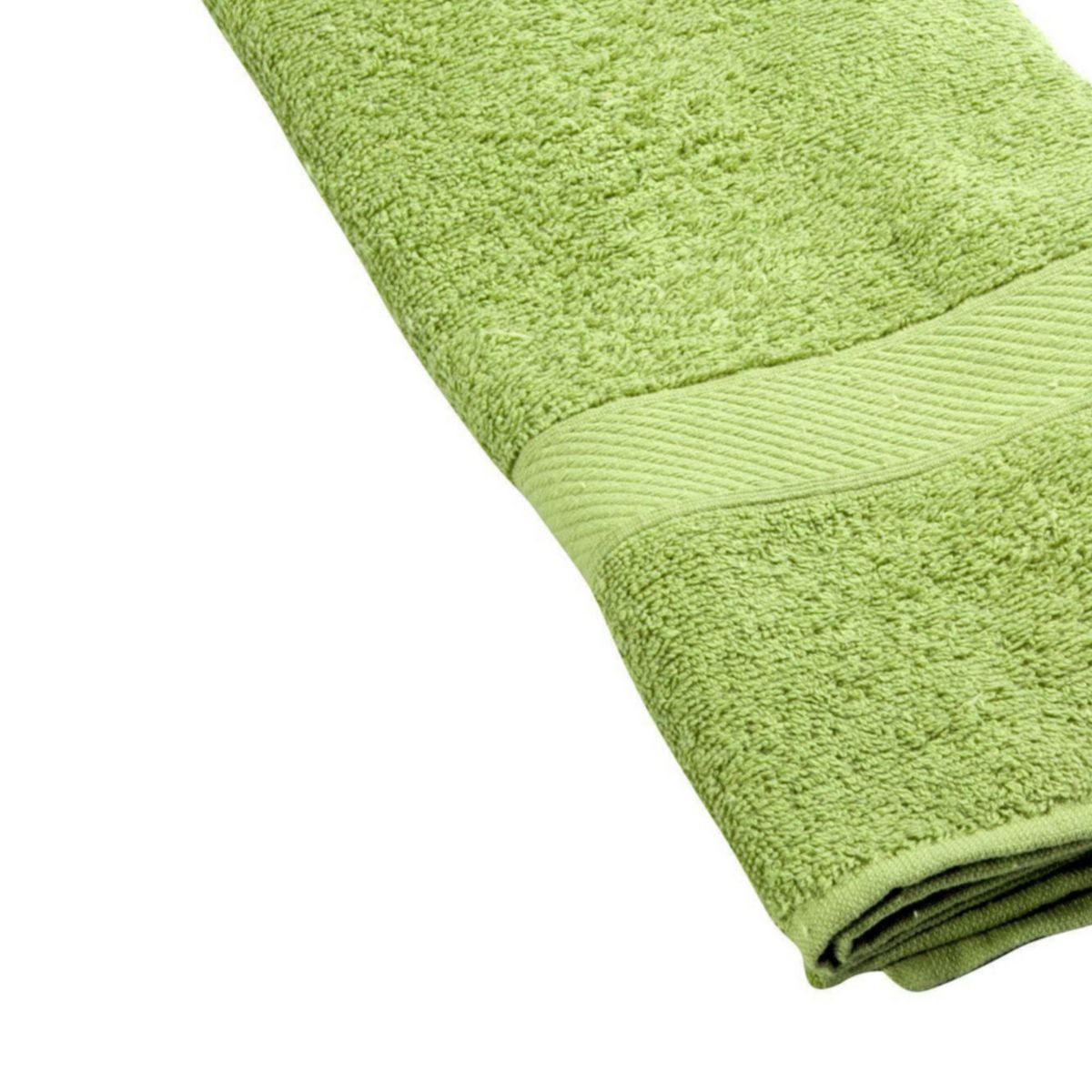 CASA BONITA - Toalla de Baño de Algodón Pelo 400gr 55x100cm Verde