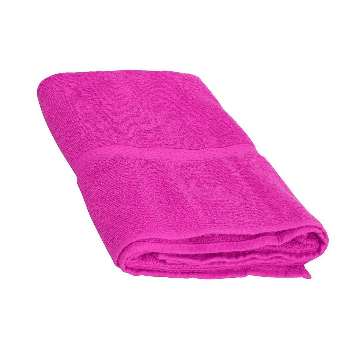 CASA BONITA - Toalla de Baño de Algodón 330gr 75x132cm Fucsia