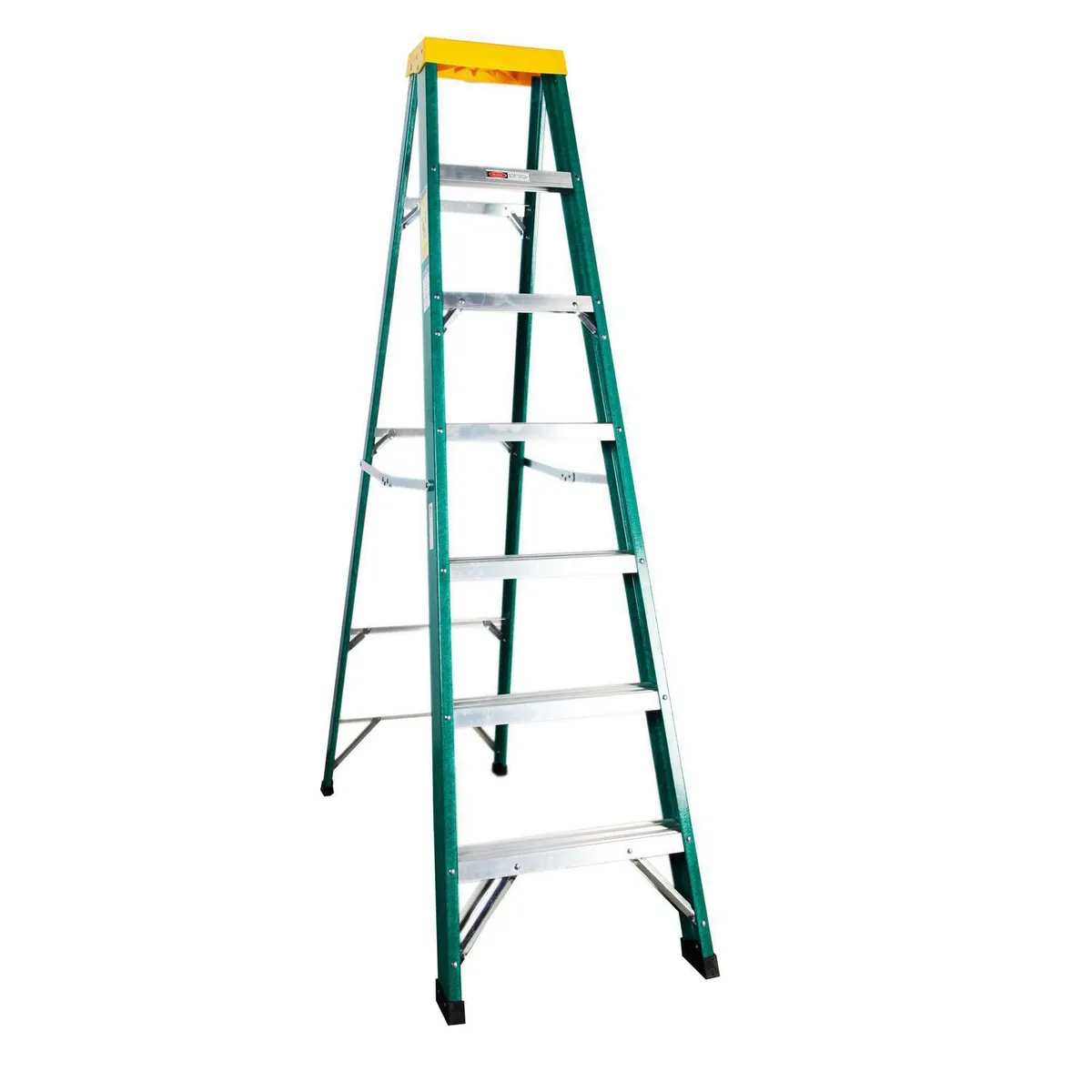 REDLINE - Escalera de tijera de Fibra de Vidrio 6 pasos