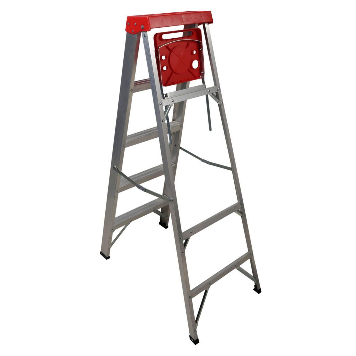 REDLINE - Escalera de tijera de Aluminio 4 pasos