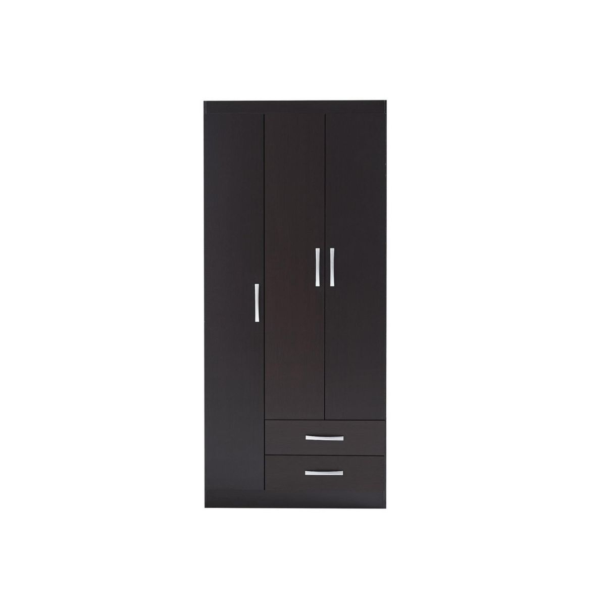 CASA BONITA - Ropero 3 Puertas 2 Cajones 83x47x183cm