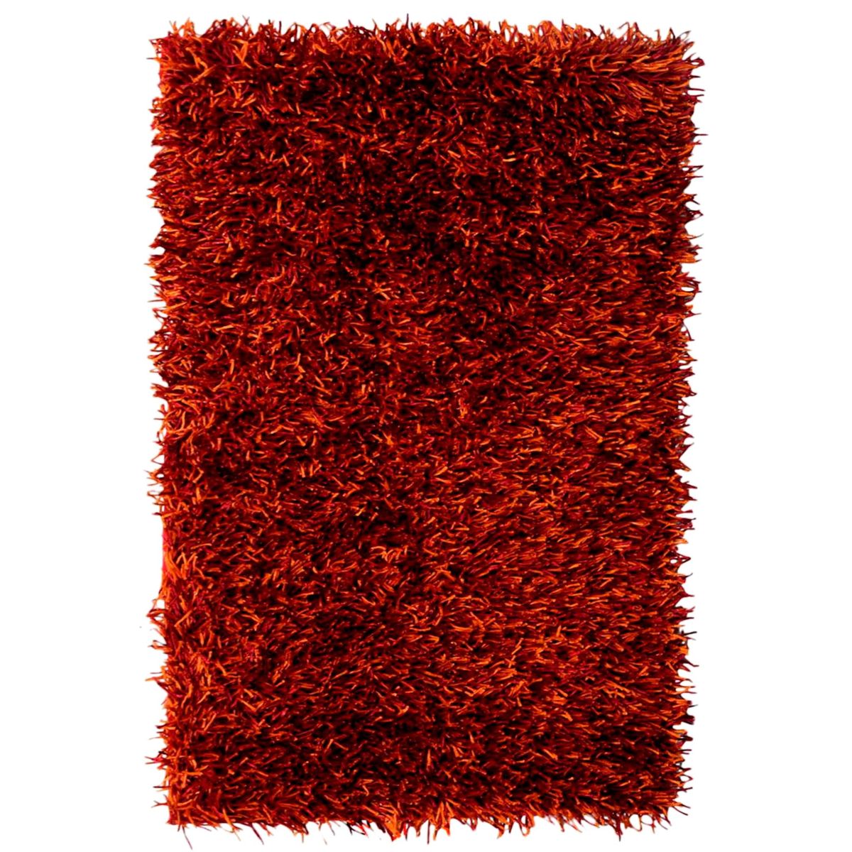 JUST HOME COLLECTION - Camino Shaggy Mix Rojo / Negro 60x110cm