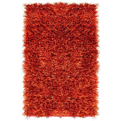 Alfombra Rectangular Shaggy 120x170cm Mix Naranja
