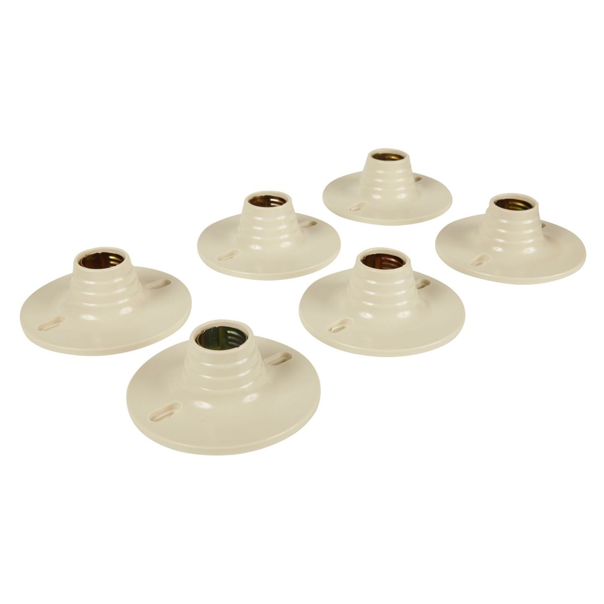 EPEM - Pack 6 Socket Epem E27 Marfil