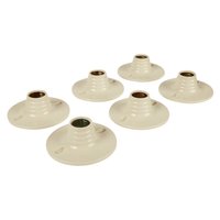 Pack 6 Socket Epem E27 Marfil