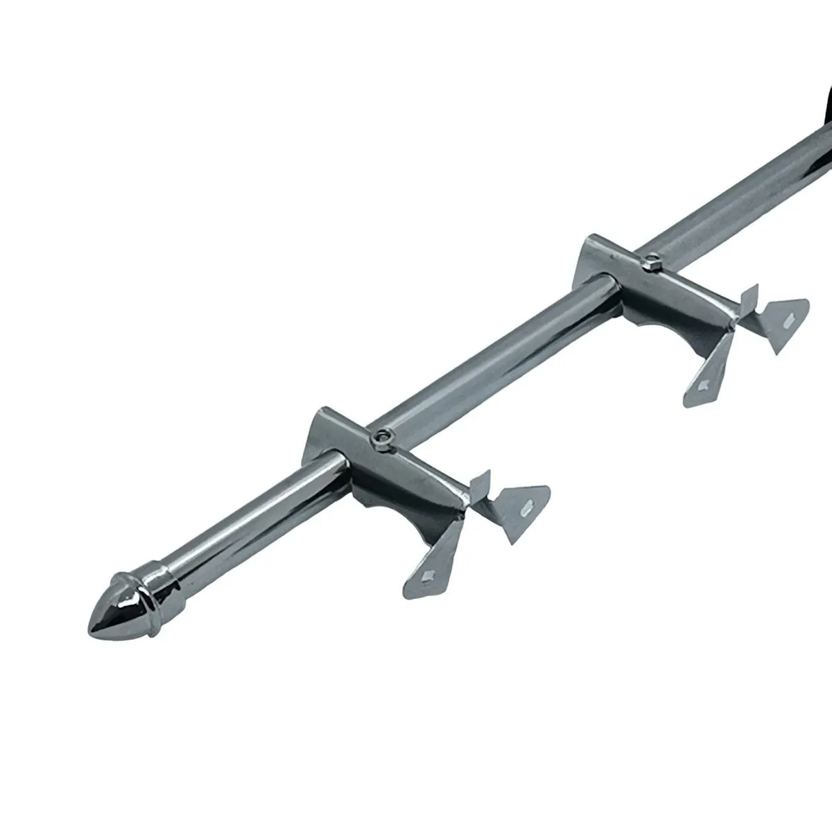 METALHSA - Set cortinero cromado16mm 2.00m