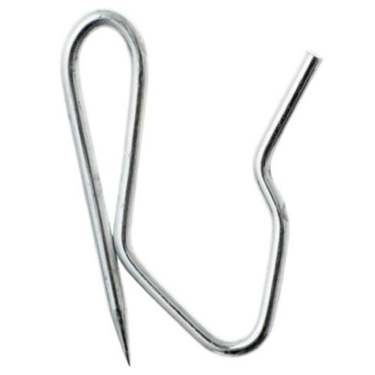 METALHSA - Set de 24 Ganchos Aguja pequeño para cortina