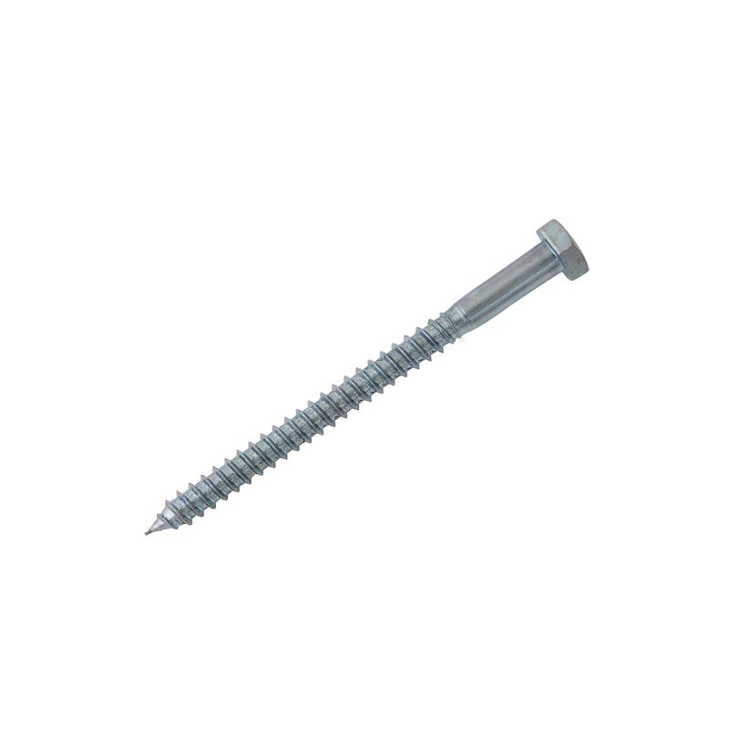 FIXSER - Tirafon Hexagonal Zincado 1/4x3 1/2" x 2 Unidades