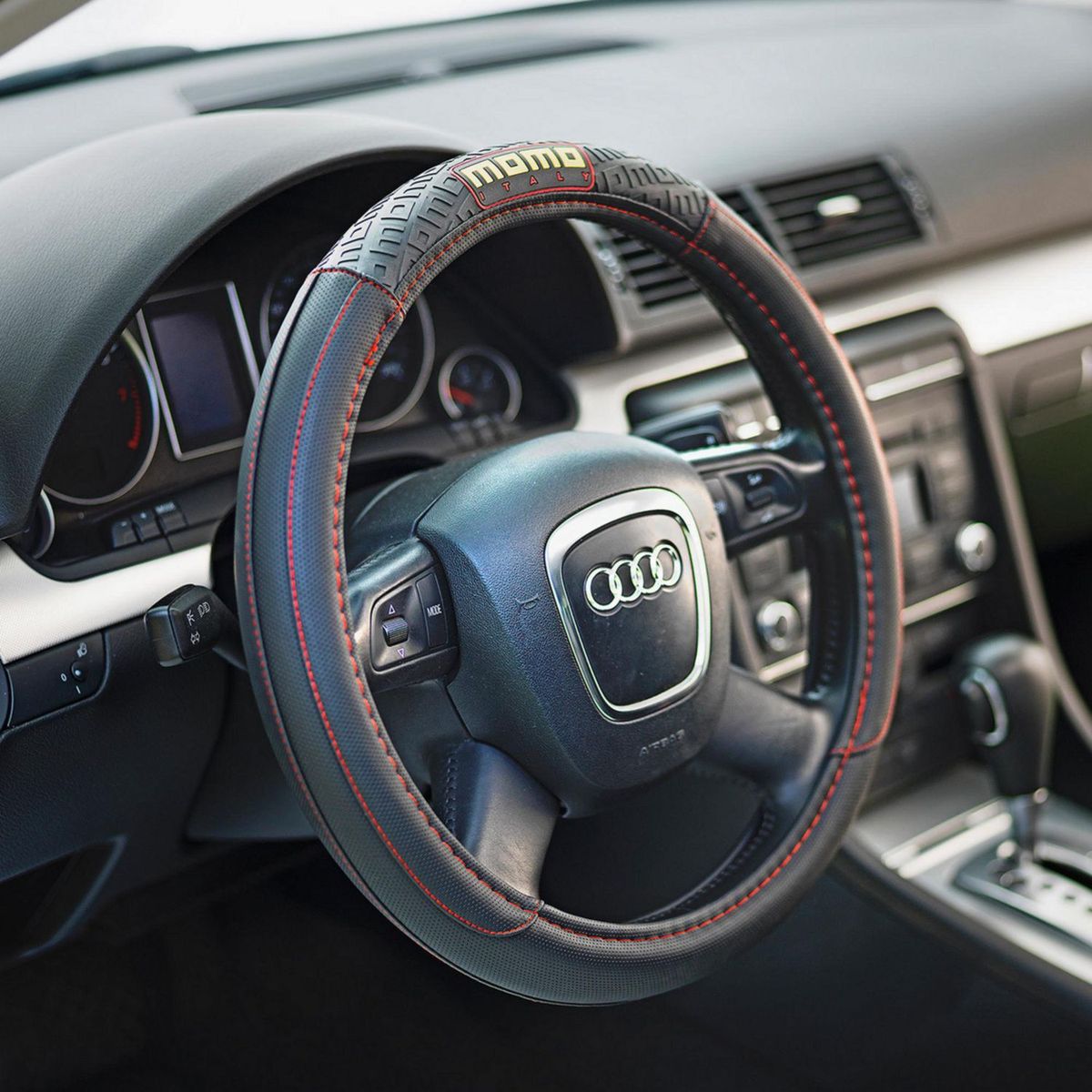 HONDA - Funda Cubre Volante Para Auto Honda Gris 39 cm