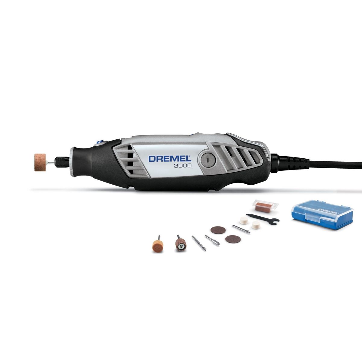 DREMEL - Dremel 3000 Minitorno + 10 Accesorios + Set de Accesorios Multipropósito 110 Piezas Dremel