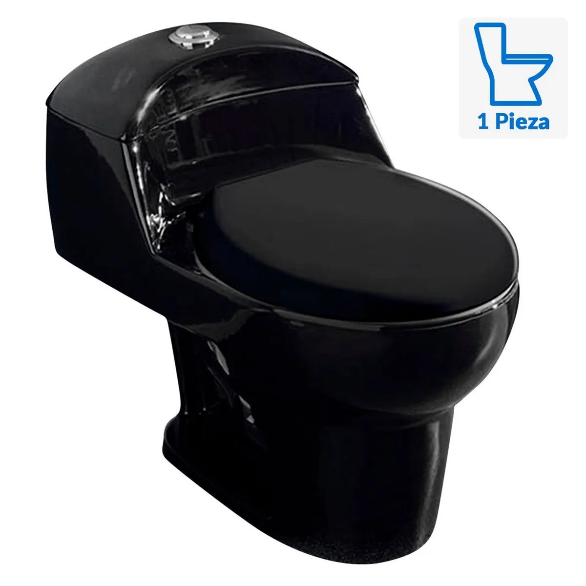 SENSI DACQUA - WC Inodoro One Piece Lara Plus Negro