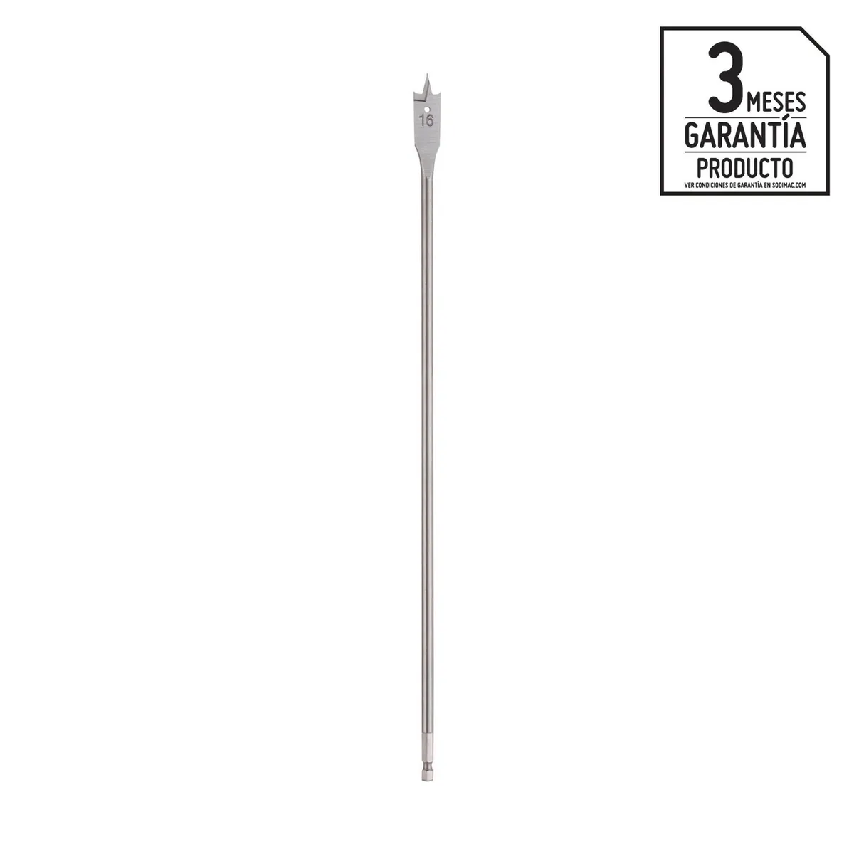 BAUKER - Broca Paleta XL para Madera 16 mm Bauker