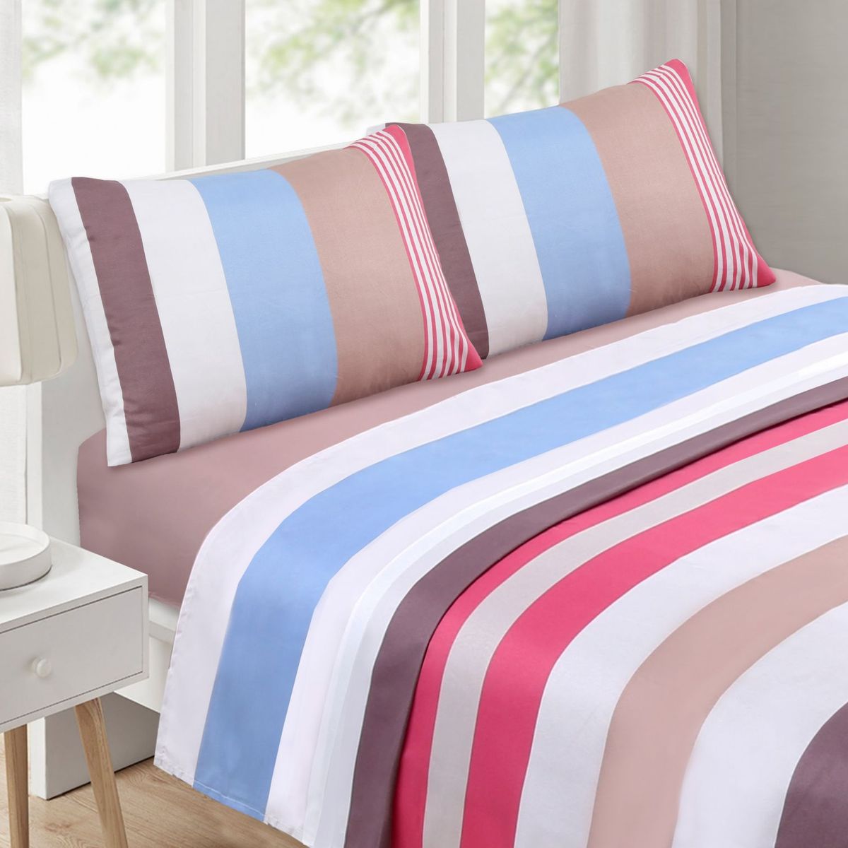 CASA BONITA - Set de Edredón Isa 1.5 Plazas