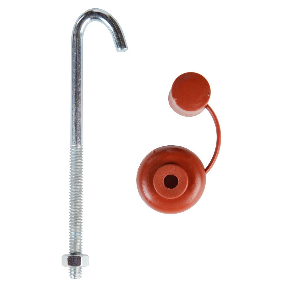 MAMUT - Gancho Techo Capuchón 1/4 x 4 1/2" x 48 unid.