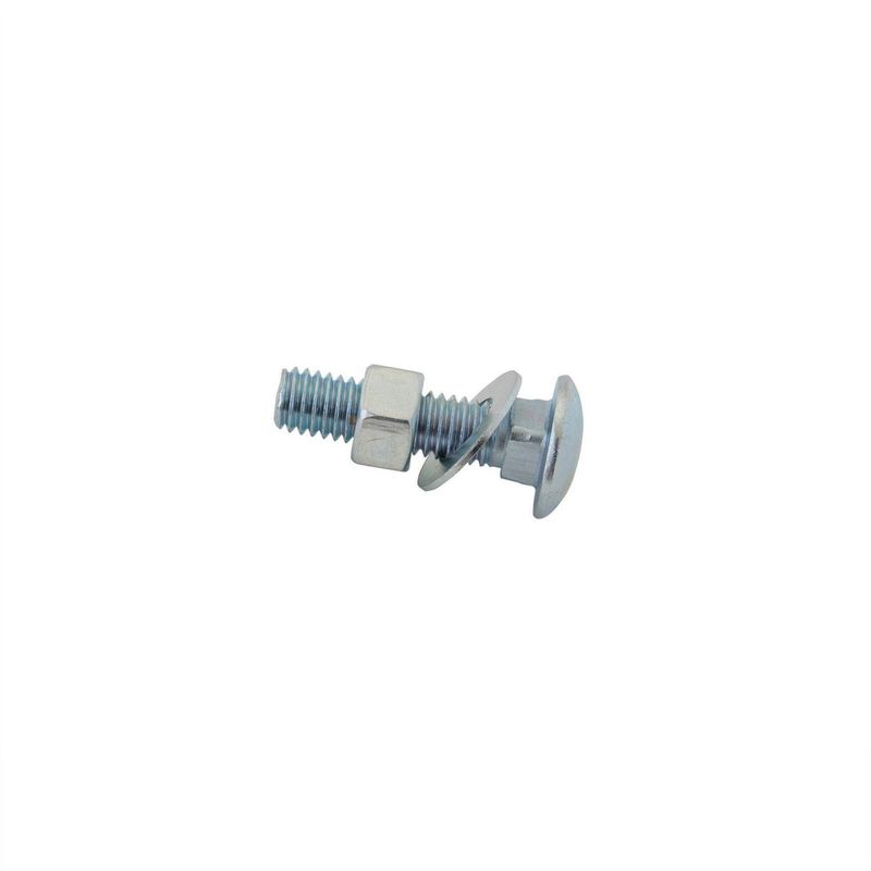 MAMUT - Perno con Tuerca y Arandela 3/8x1 1/2 Pulgadas x 4 unid