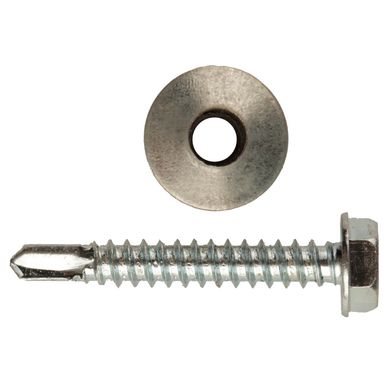 Tornillo Autorroscante Hexagonal con Arandela Neopreno 10x1 1/4