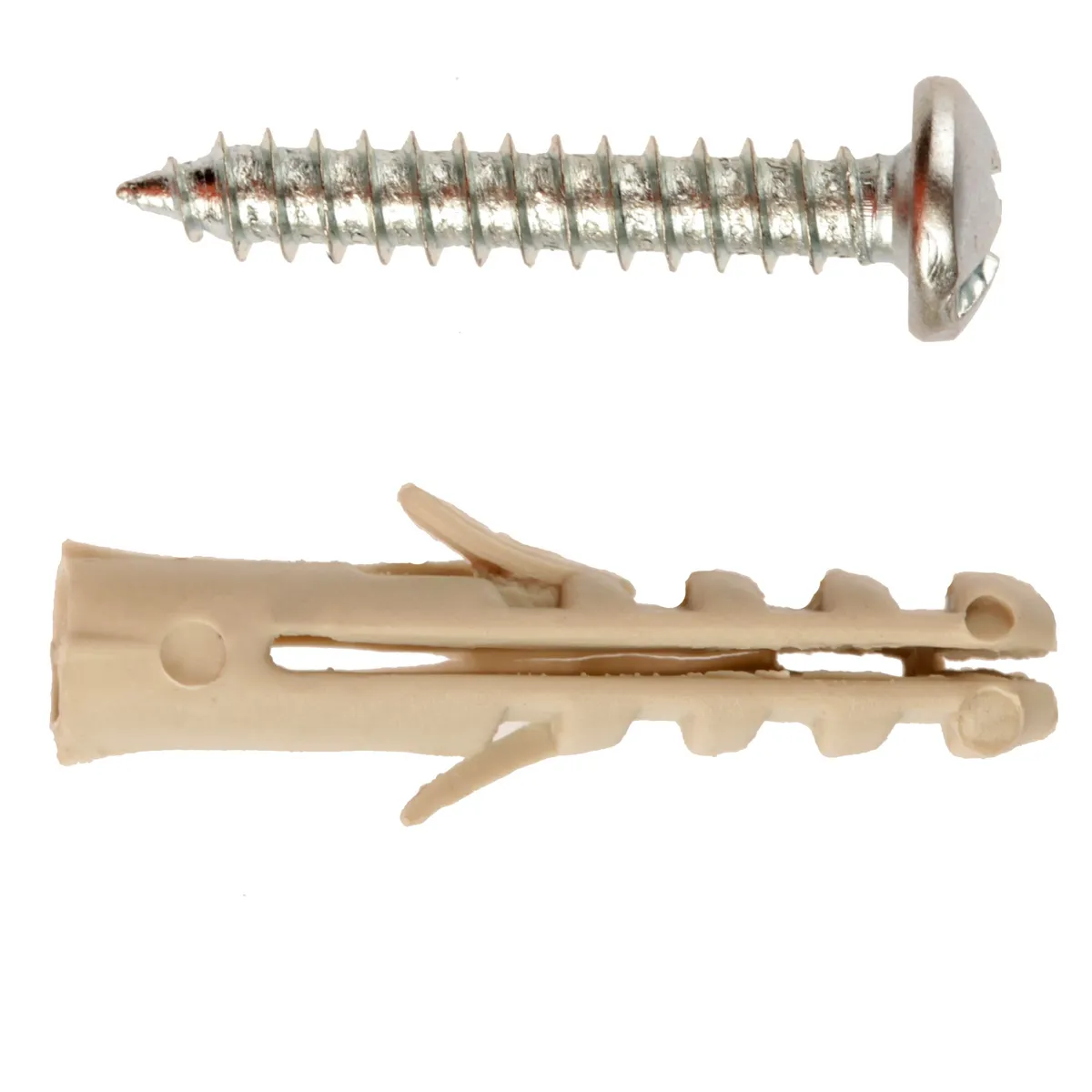 MAMUT - Set de Tarugos + Tornillo Autorroscantes 6 mm. 8x1" x 25 unid.