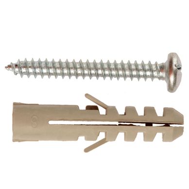 Set de Tarugos + Tornillo Autorroscantes M8 10x1 1/2