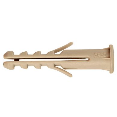 Tarugo Nylon con Tope M6 x 50 unid