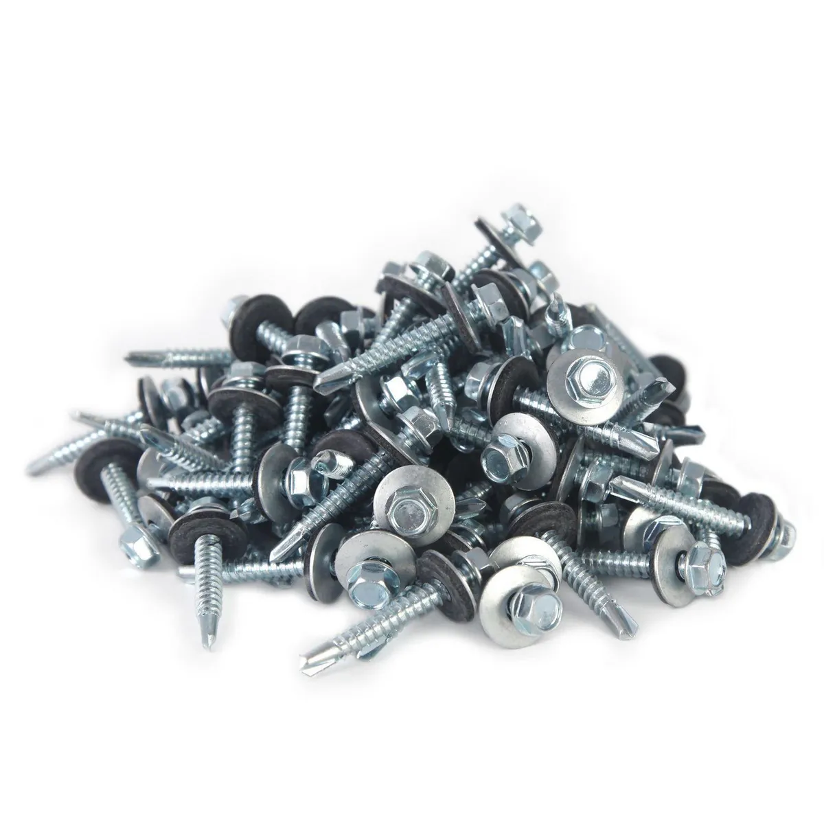 MAMUT - Tornillo Autorroscante Hexagonal Arandela Neopreno 12x1.5" x 100 unid.