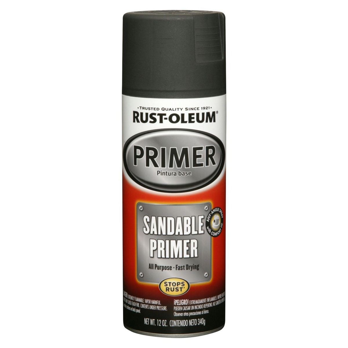 RUST OLEUM - Pintura Imprimante Lijable Gris 340Gr.