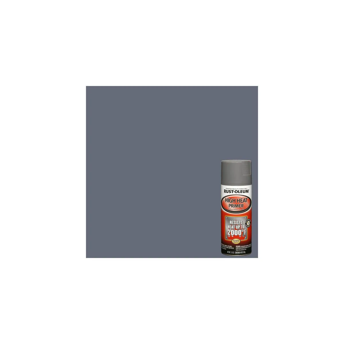 RUST OLEUM - Pintura Imprimante para Altas temperaturas Gris 340Gr.