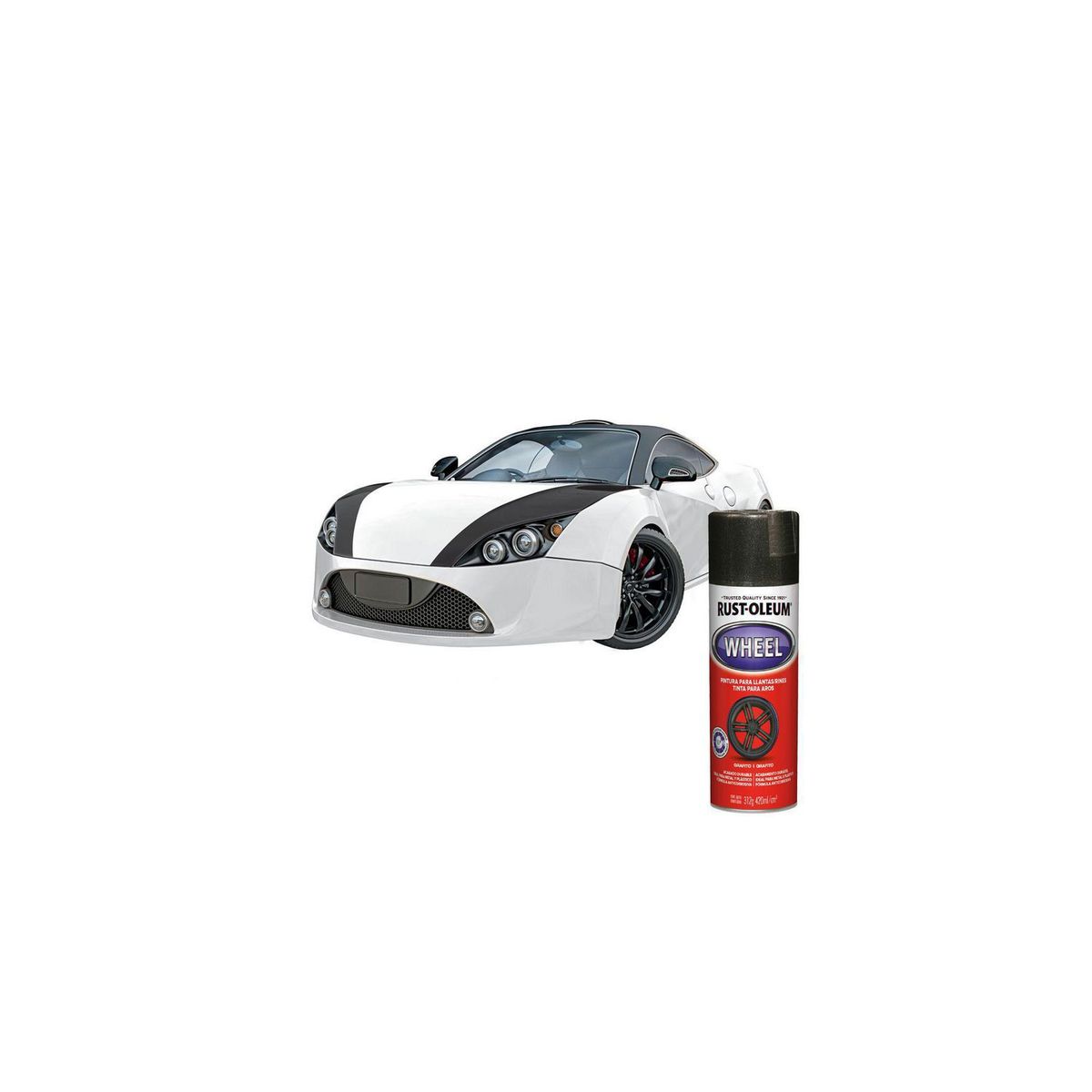 RUST OLEUM - Pintura para Aros Grafito 312Gr.