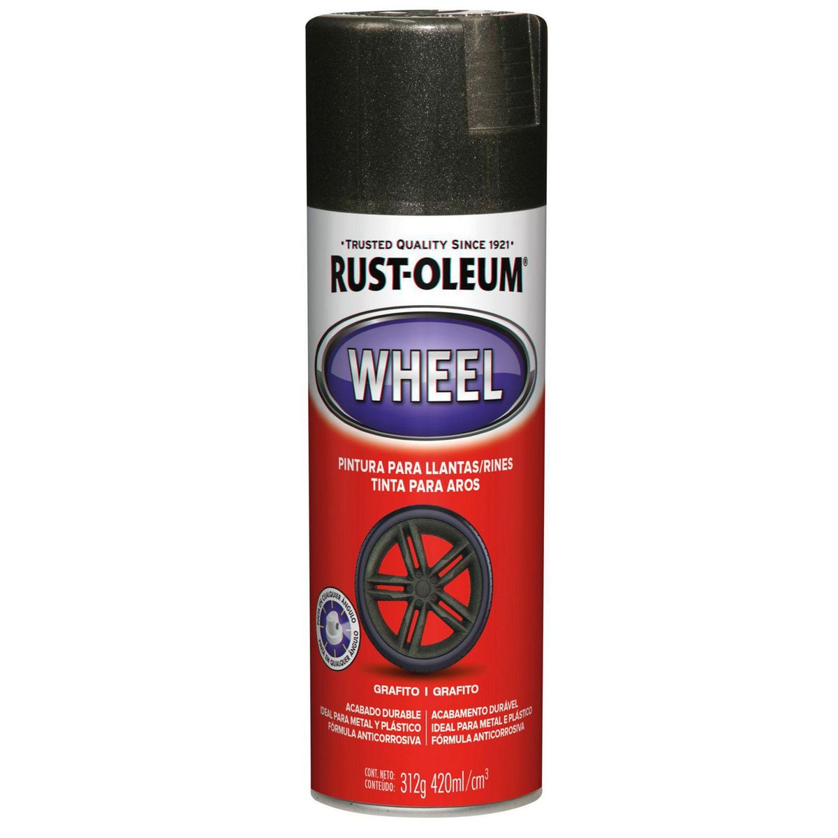 RUST OLEUM - Pintura para Aros Grafito 312Gr.