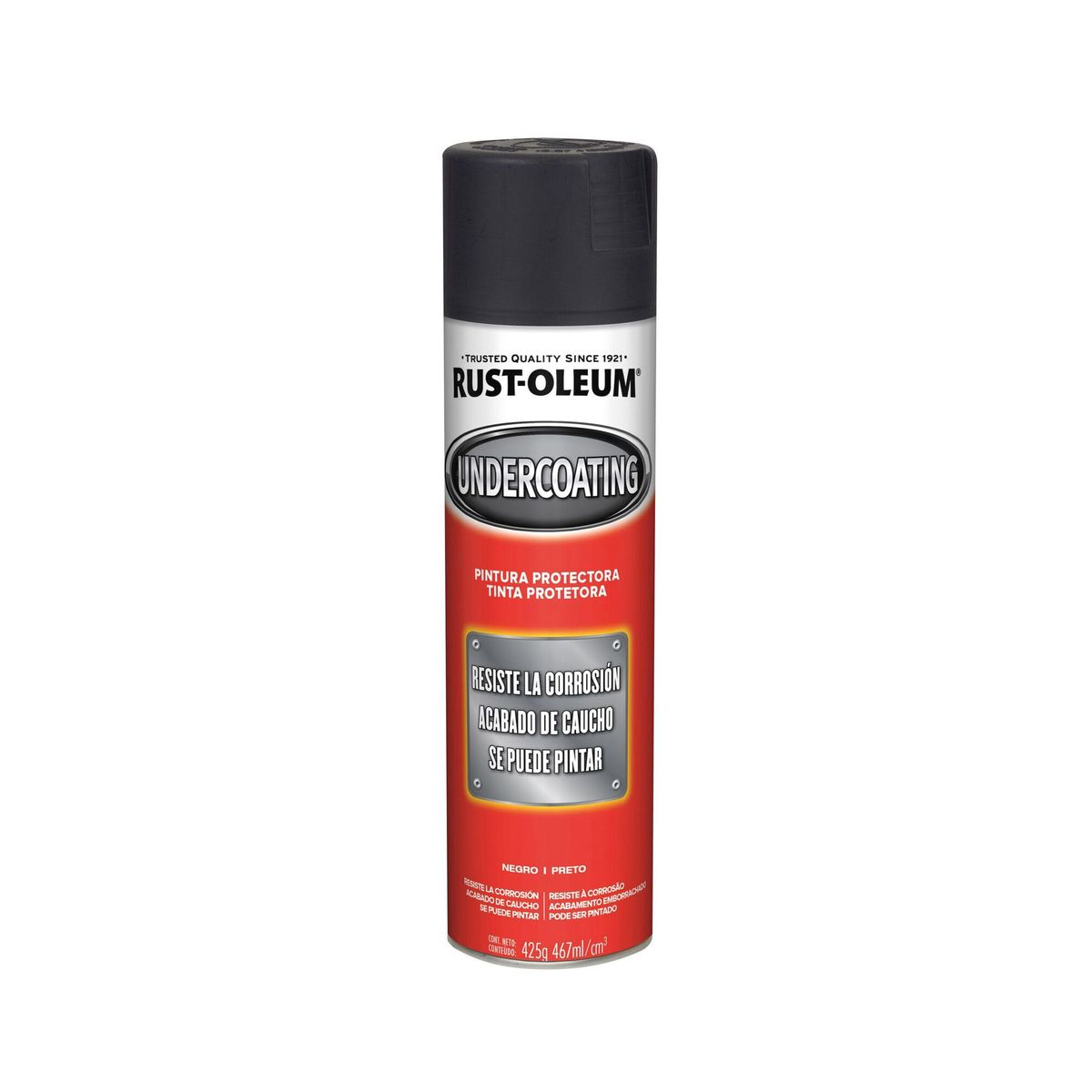 RUST OLEUM - Pintura Undercoating Negro 425Gr.