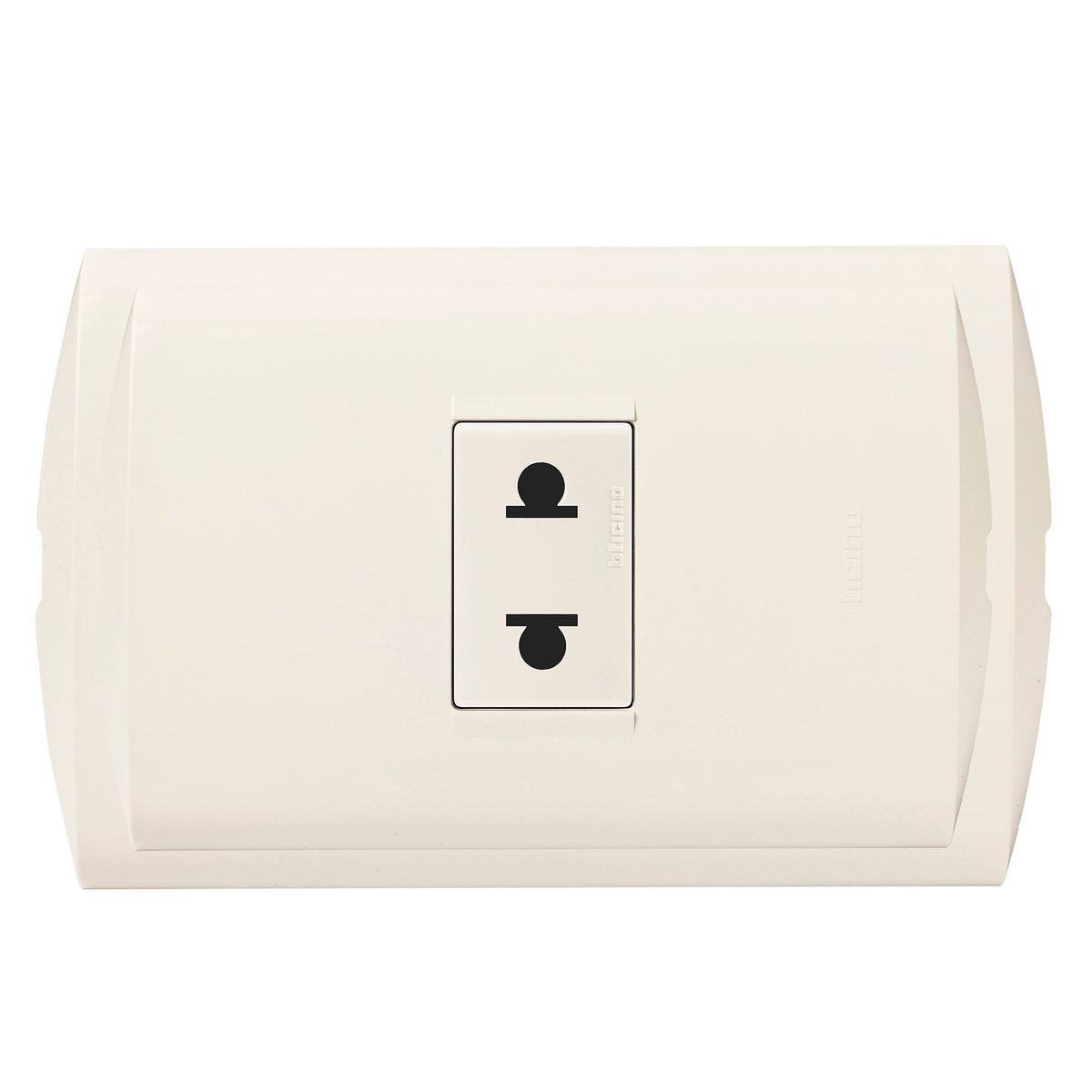 BTICINO - Tomacorriente Simple Universal Modus Style Marfil