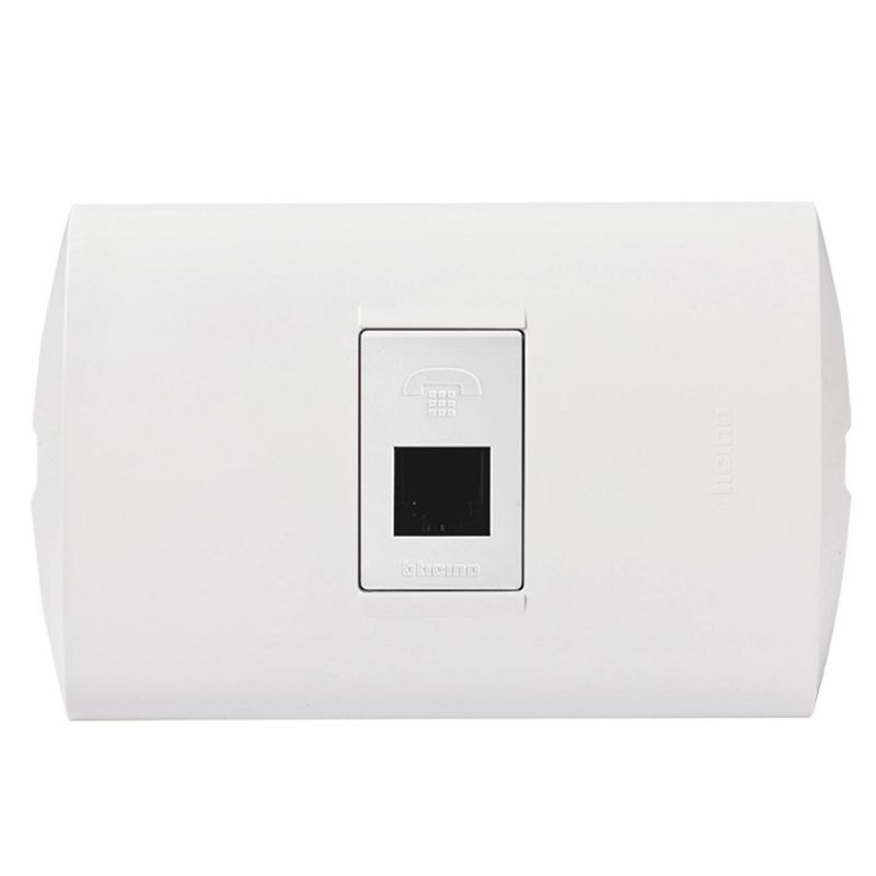 BTICINO - Toma Telefonica Modus Style Blanco