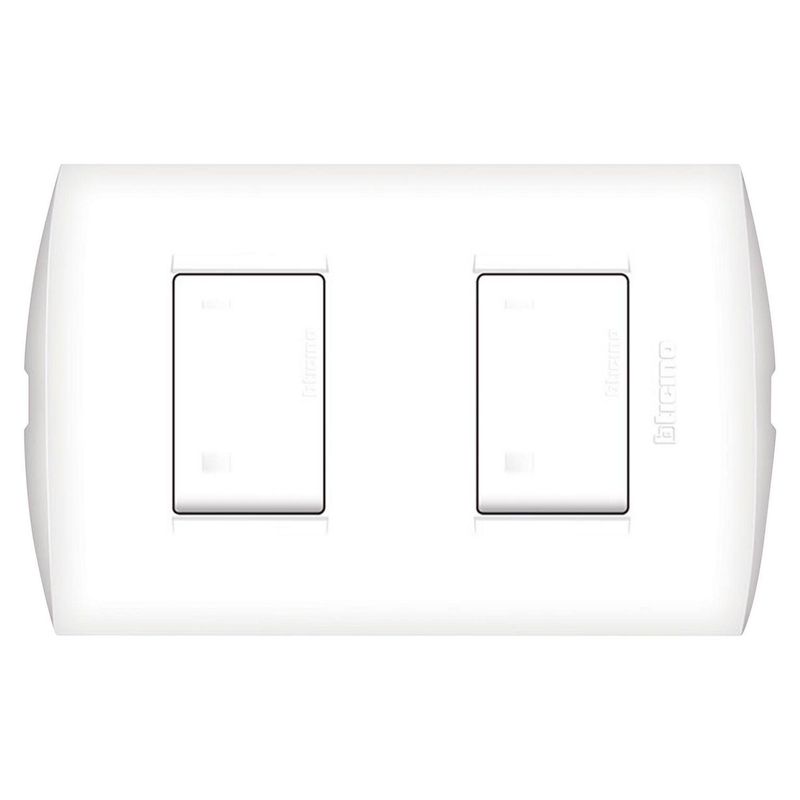 BTICINO - Conmutador Doble Modus Style Blanco